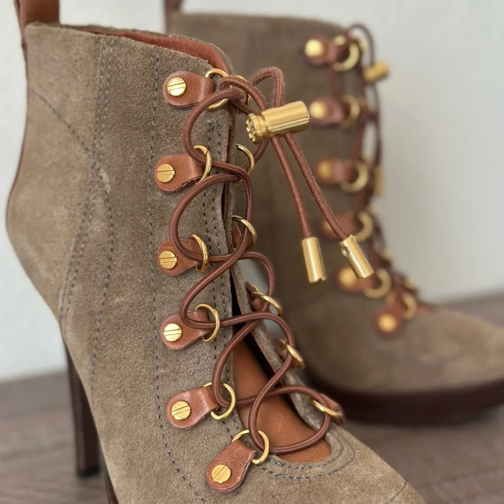 Tory Burch High Heel Ankle Boots - Picture 2 of 4